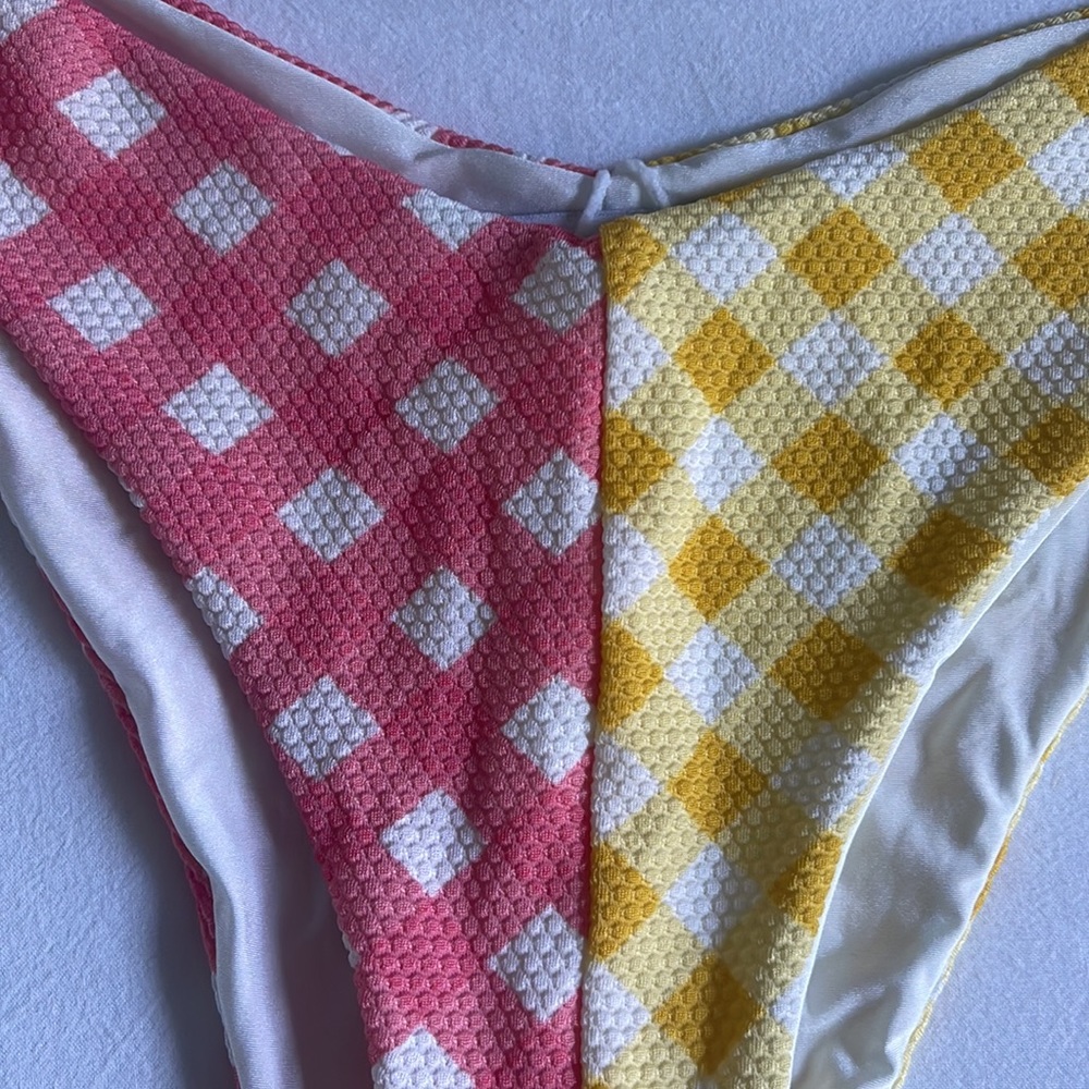 Onia Gingham Bikini Bottoms - image 3